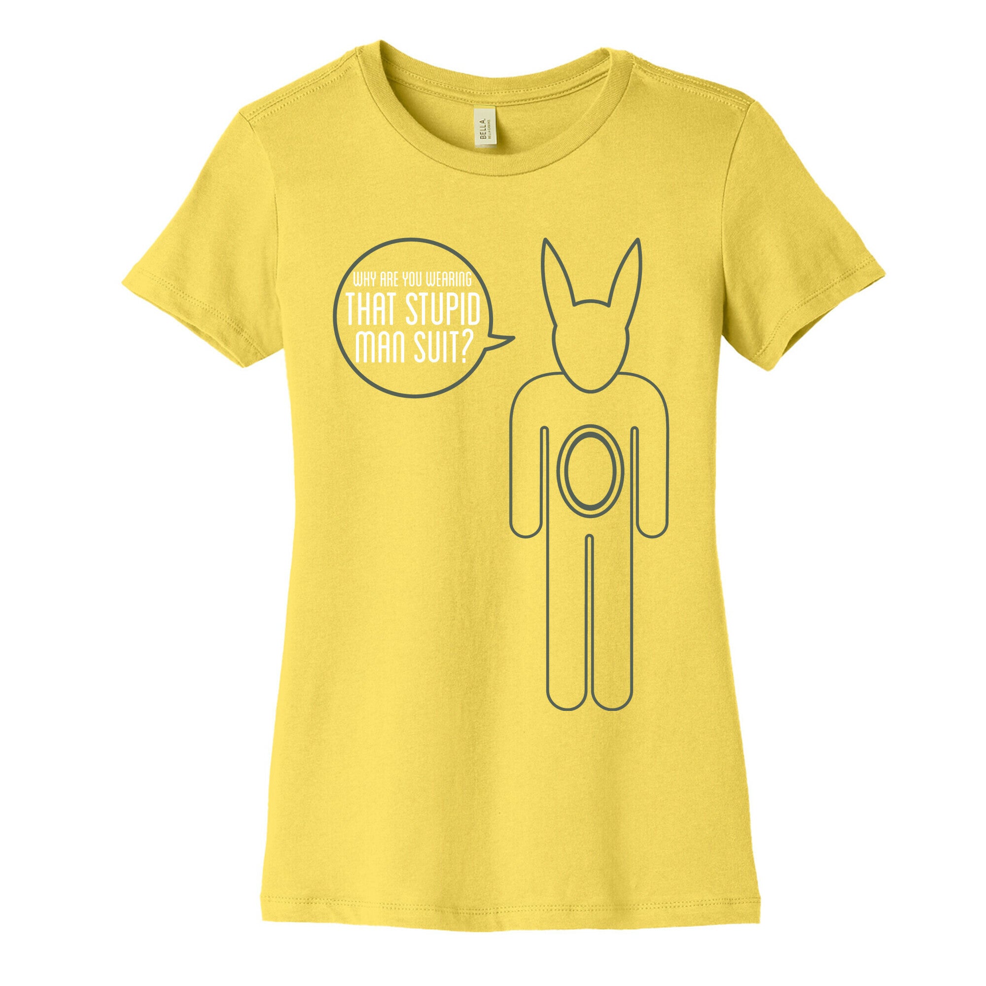 Stupid Man Suit Women's Cotton Tee